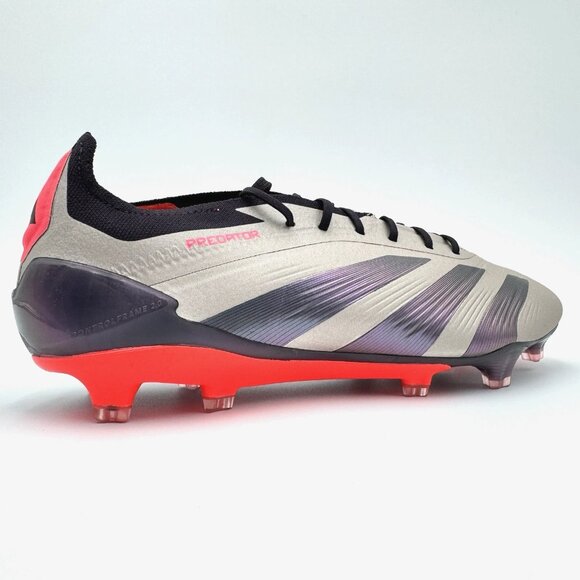 adidas Predator Elite FG Soccer Cleats Men\'s Size 11.5 Platinum Metallic IF8868 main image 12